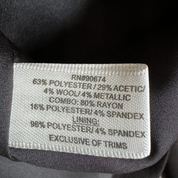 Boston Proper Tweed Jacket‎ Womens 4 Jewel Sparkle Sequins Metallic Thread Edgy - Picture 5 of 8